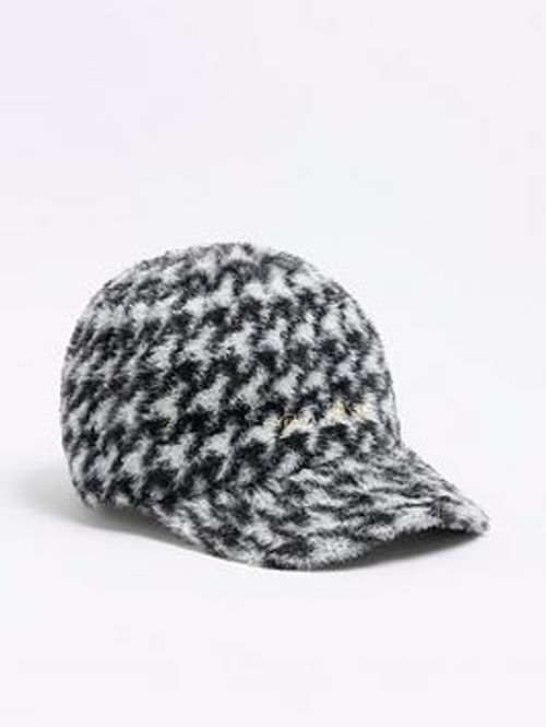 River Island Dogtooth Fluffy...