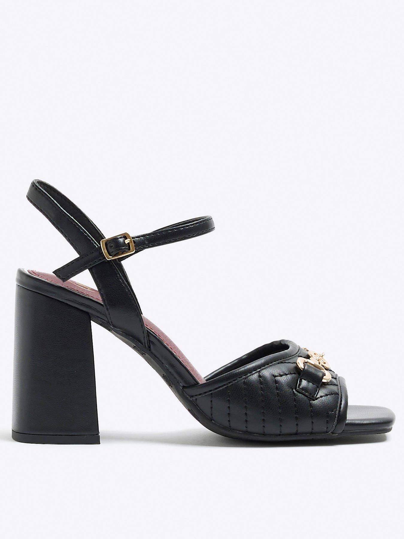 River island cheap block heel sandals