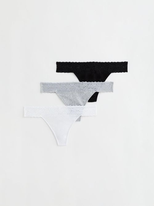 3 Pack No Vpl Thong