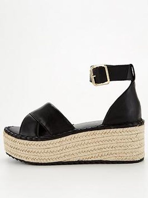 V By Very Cross Strap Wedge...