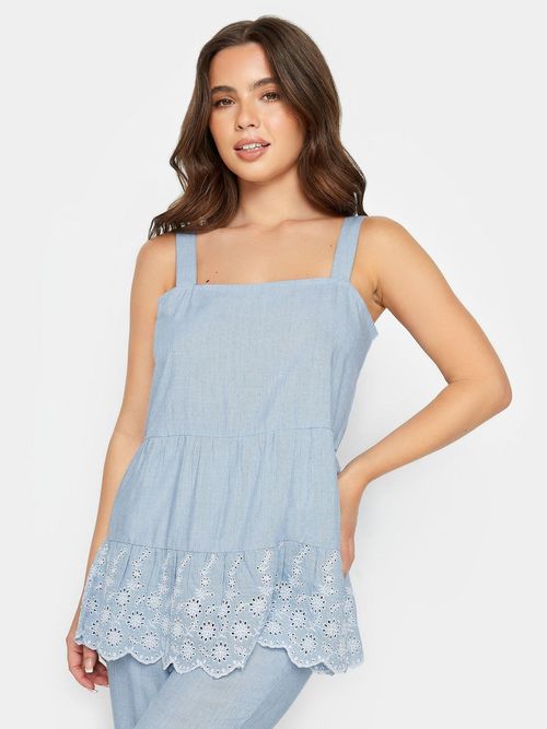 PixieGirl Button Down Cami Vest Top