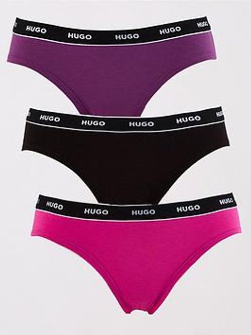 Hugo Red Triplet Stripe Thong...