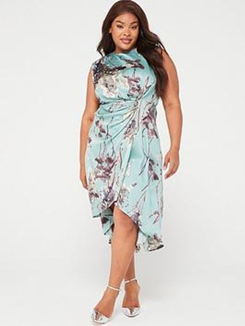 Ax Paris Curve Floral Midi...