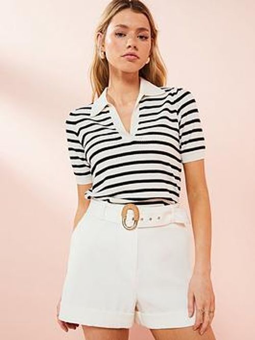 V By Very Short Sleeve Stripe...