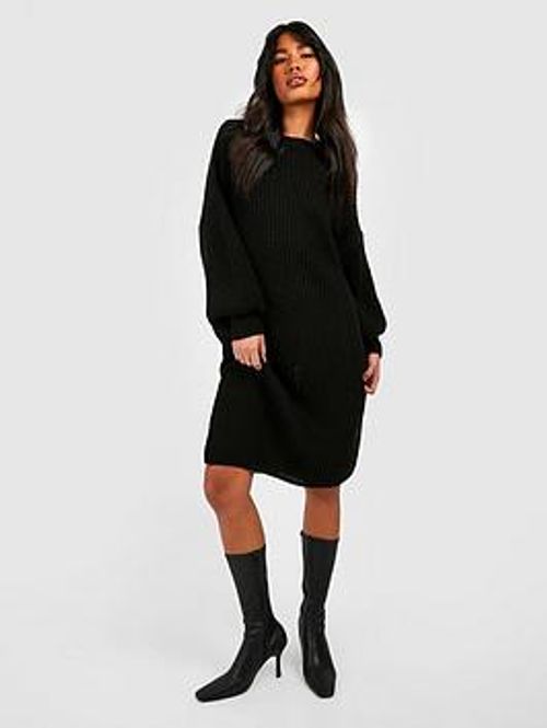 Boohoo Balloon Sleeve Knit...