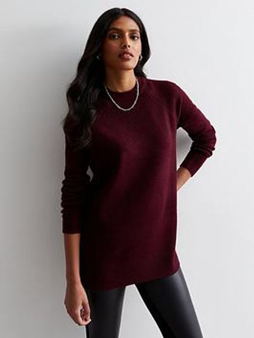 New Look Burgundy Knit...