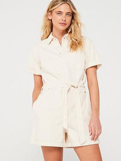 Jjxx Denim Playsuit - White