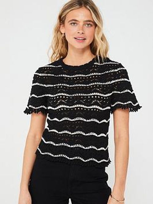 Only Knitted Stripe Top -...