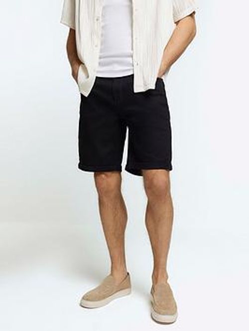 River Island Slim Denim Shorts