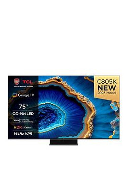 Tcl 75C805K, 75 Inch, Qd-Mini...