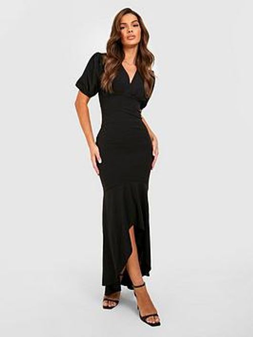 Boohoo Puff Sleeve Maxi Dress...