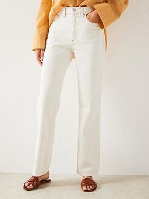 Mango Mid-Rise Straight Jeans...