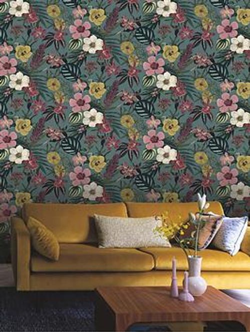 Rasch Priya Floral Wallpaper...