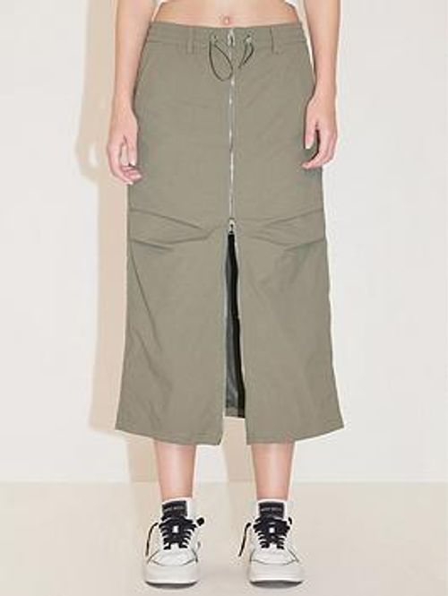 Miss Sixty Midaxi Skirt -Army...