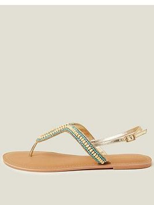 Accessorize Loop Bead Sandals