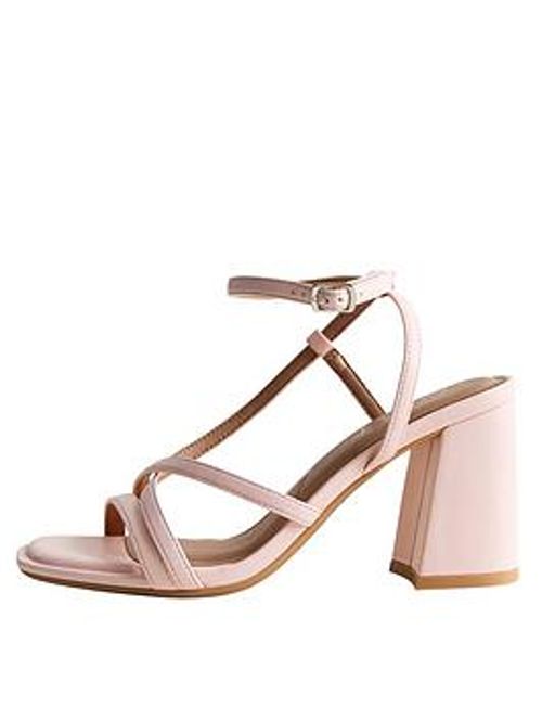 New Look Pink Strappy Block...