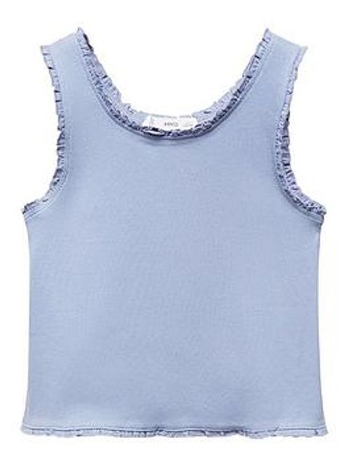 Mango Girls Frill Detail Vest...