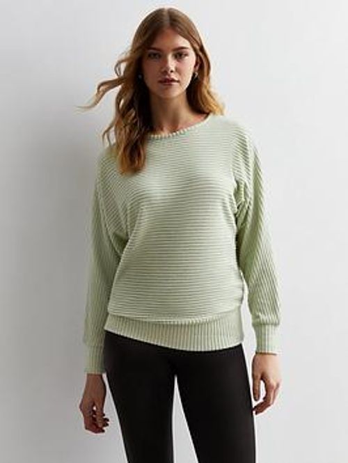 New Look Olive Ribbed Knit...