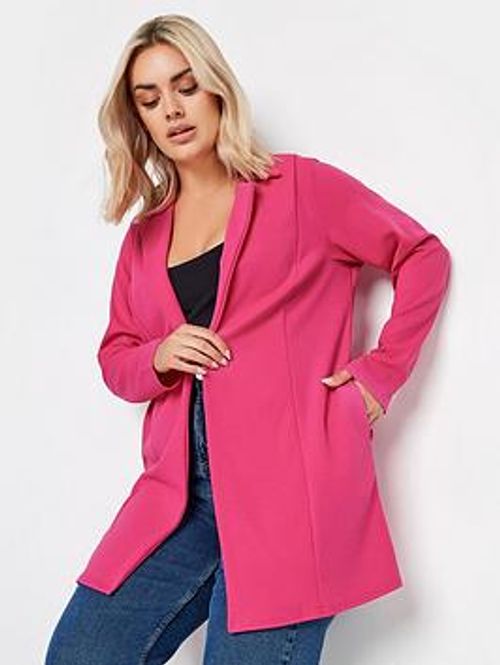 Yours Curve Hot Pink Blazer