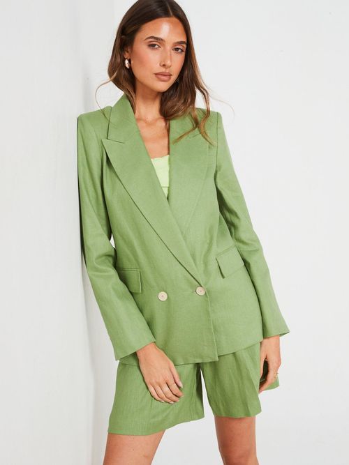 Mango Green Double Button...