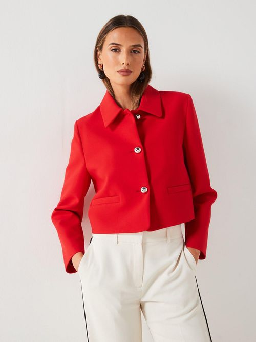 Mango Tailored Collared Jacket