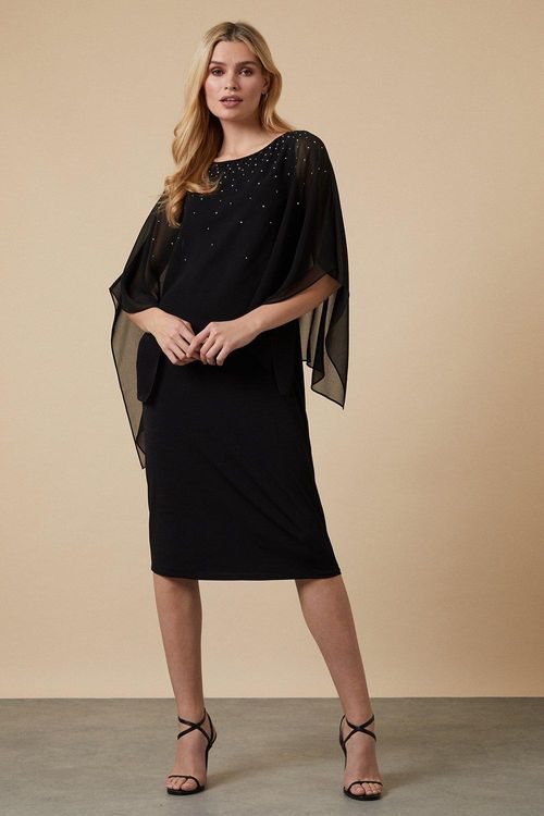 Womens Hotfix Overlayer Dress