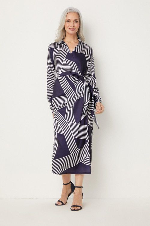 Womens Tall Navy Abstract...