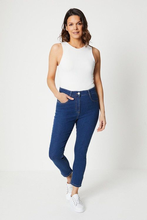 Womens Petite Slim Leg Jean