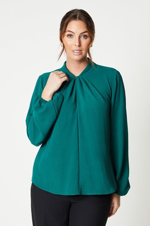 Womens Twist Neck Top