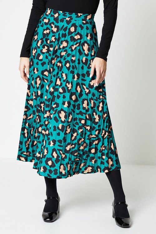 Womens Sunray Print Pleat...