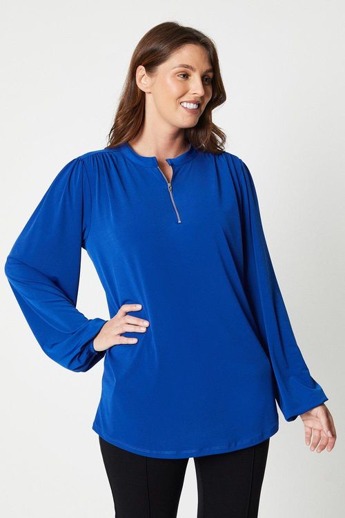 Womens Tall Ity Zip Shirt