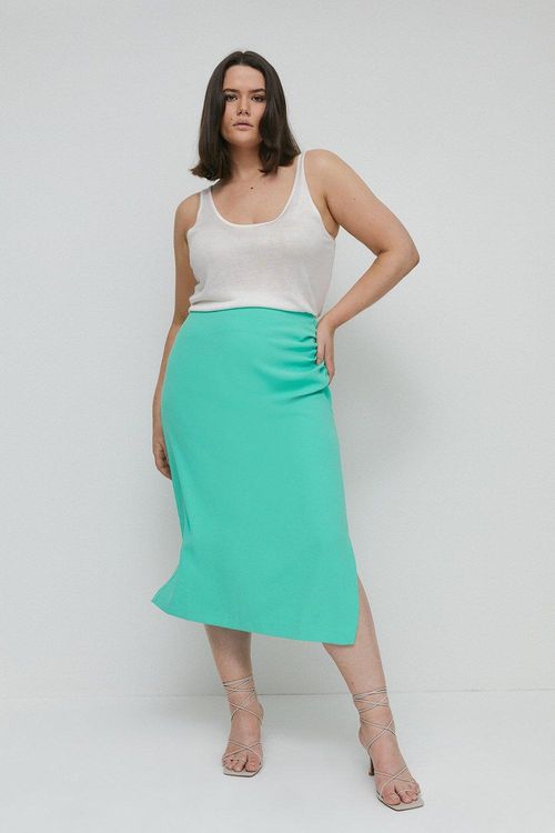 Womens Plus Size Ruched Side...