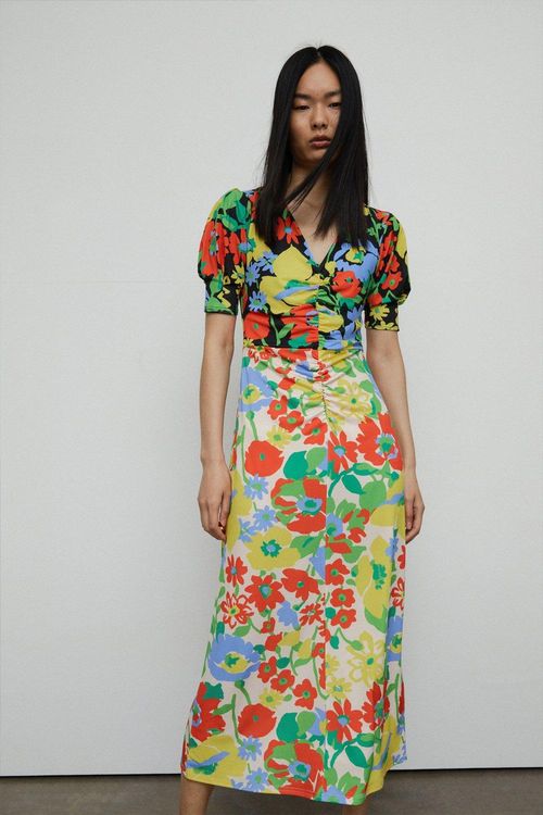 Womens Floral Mixed Print...