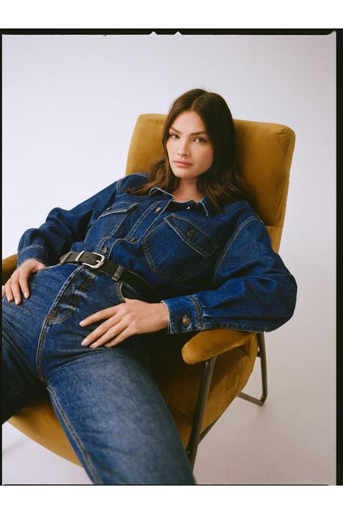 Womens The Denim Oversized...