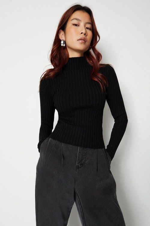 Womens Ladies Turtle Neck...