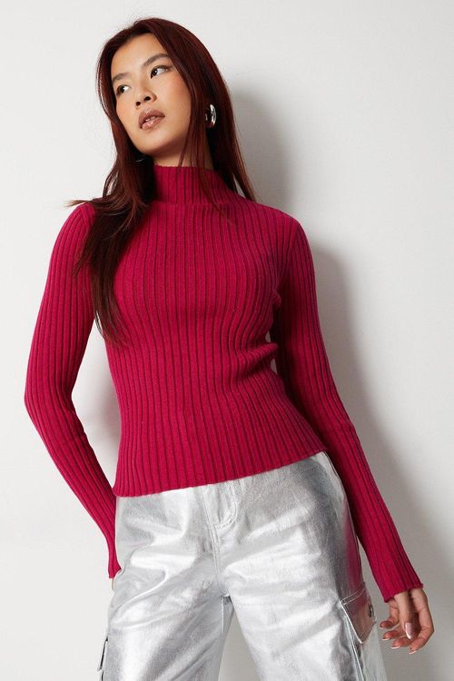 Womens Ladies Turtle Neck...