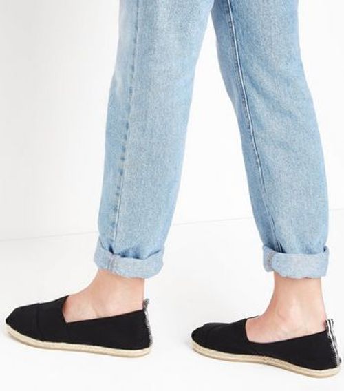 Pebish hår Omvendt Black Canvas Tape Back Espadrilles New Look | £2.00 | Silverburn Shopping  Centre Glasgow