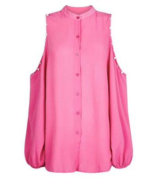 Mela Pink Pearl Cold Shoulder...