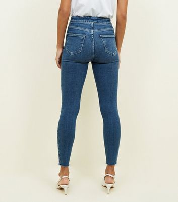 Blue Vintage Wash High Waist Hallie 