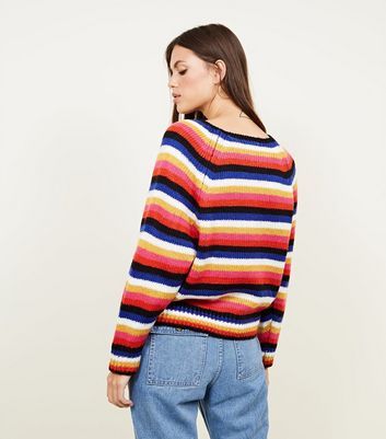 Rainbow jumper new on sale look