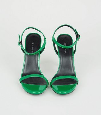 green sandals new look