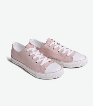 new look lace up trainers