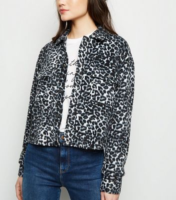 New look animal print cheap jacket