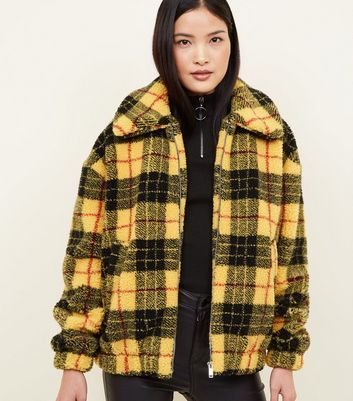 New look clearance tartan jacket