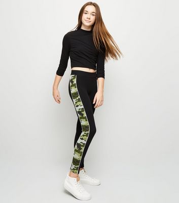 Camouflage leggings new best sale look