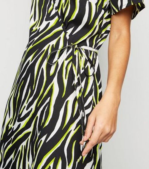 neon zebra print