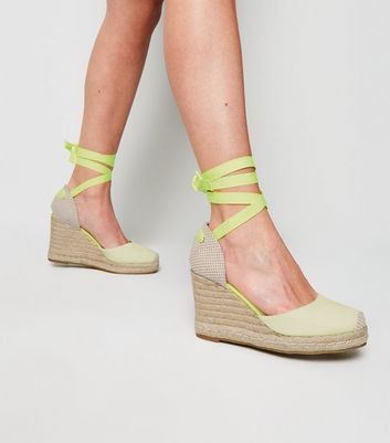 espadrilles with ribbon ties