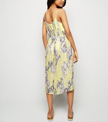 New look yellow sales midi dress