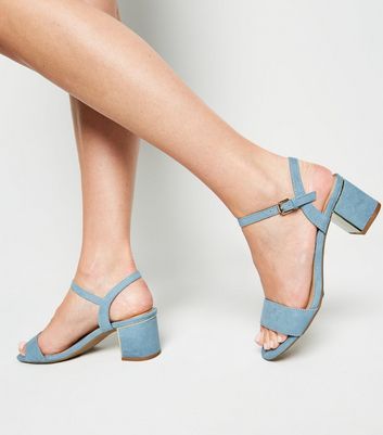 pale blue sandals wide fit