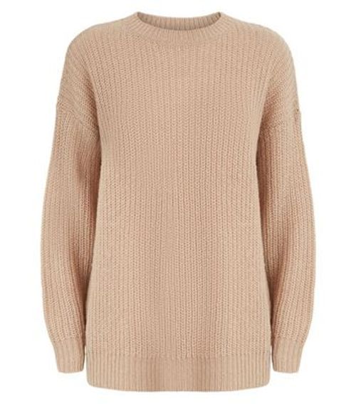 Cream Knit Longline Jumper